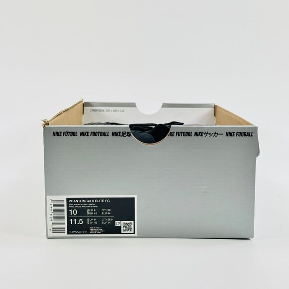 Nike Phantom GX II Elite FG 'Black Deep Jungle' FJ2559-002 Soccer Multi Size - Picture 13 of 13